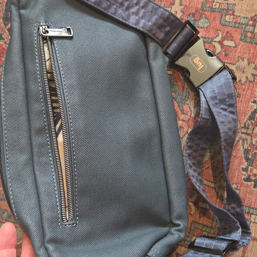 Lug Hitch Matte Luxe Belt Bag In Blue - Picture 9 of 12